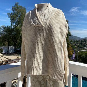Lauren Ralph Lauren white sweater pull over